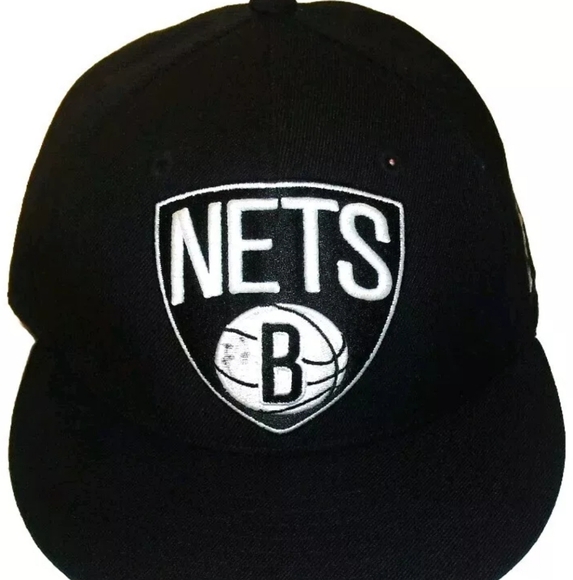 Brooklyn Nets Mitchell & Ness Mens Fitted hat sz. 7 1/4 - Picture 1 of 4